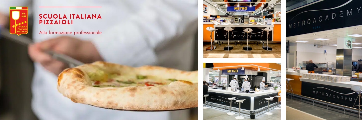 Scuola Italiana Pizzaioli and Metro Italia for quality training